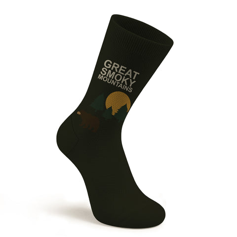 3-Pack: Unisex Cotton Forest & Adventure Socks – Breathable Everyday Dress Socks with Nature & Outdoor Inspired Designs (Comfort Fit, Size 9–11)