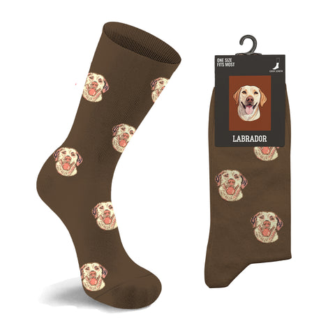 Dog Breed Crew Socks for Women and Men – Comfortable Cotton Blend, One Size Fits Most – Casual Everyday Socks, Gift for Pet Lovers