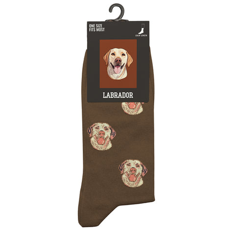 Dog Breed Crew Socks for Women and Men – Comfortable Cotton Blend, One Size Fits Most – Casual Everyday Socks, Gift for Pet Lovers