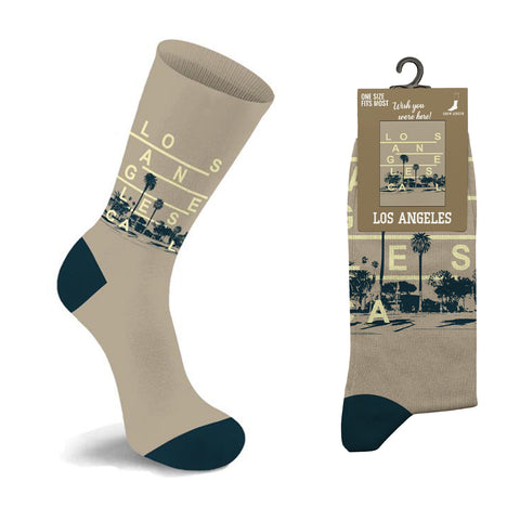 Unisex Cotton City Theme Socks – Comfortable Breathable Everyday Dress Socks