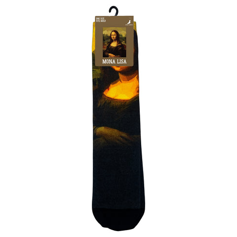 Crew Length Art Inspired Cotton Blend Socks for Men & Women