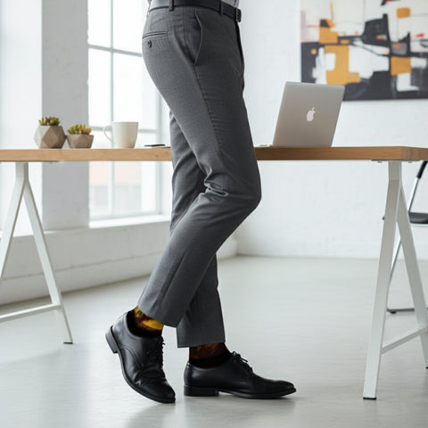 Crew Length Art Inspired Cotton Blend Socks for Men & Women