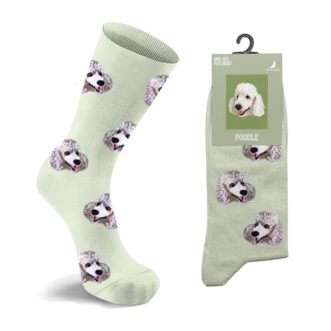 Dog Breed Crew Socks for Women and Men – Comfortable Cotton Blend, One Size Fits Most – Casual Everyday Socks, Gift for Pet Lovers
