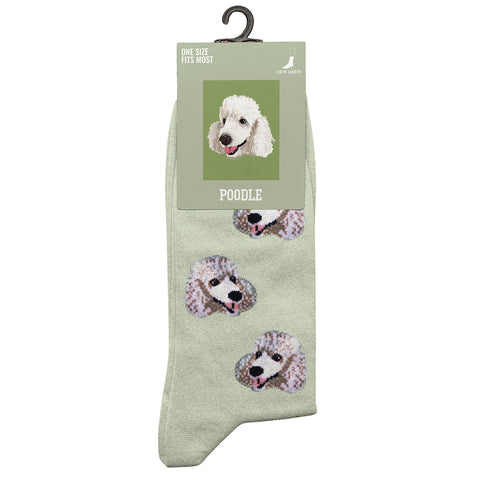 Dog Breed Crew Socks for Women and Men – Comfortable Cotton Blend, One Size Fits Most – Casual Everyday Socks, Gift for Pet Lovers