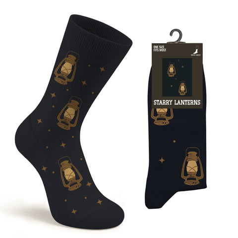 3-Pack: Unisex Cotton Forest & Adventure Socks – Breathable Everyday Dress Socks with Nature & Outdoor Inspired Designs (Comfort Fit, Size 9–11)
