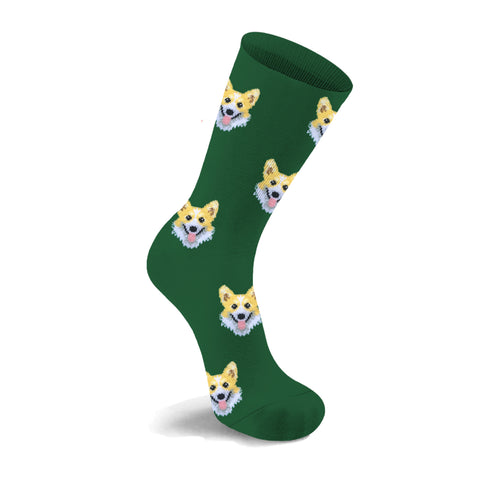Dog Breed Crew Socks for Women and Men – Comfortable Cotton Blend, One Size Fits Most – Casual Everyday Socks, Gift for Pet Lovers