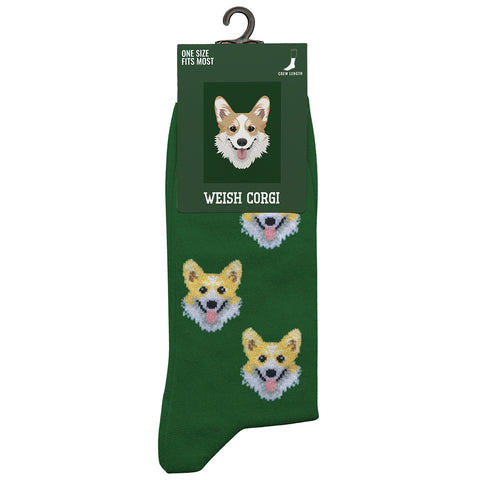 Dog Breed Crew Socks for Women and Men – Comfortable Cotton Blend, One Size Fits Most – Casual Everyday Socks, Gift for Pet Lovers