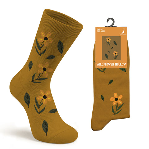Unisex Cotton Wilderness & Farm Theme Socks – Comfortable Breathable Everyday Dress Socks