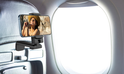 360 Degree Rotation Universal Handsfree Phone Mount Airplane Travel Essential Phone Holder Stand