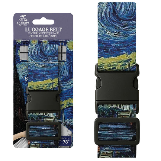 Adjustable Luggage Strap for Suitcases – Heavy-Duty Travel Belt with Durable Buckle | Secure & Easy Identification Strap (Fits 46–78 Inches)