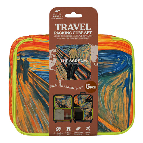 6-Piece Packing Cubes for Travel – Lightweight Luggage Organizer Set with Zippers | Suitcase Packing Bags for Clothing, Shoes & Toiletries