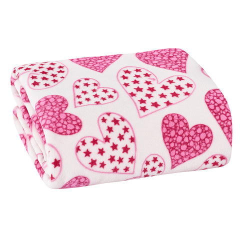 Ultra Soft Plush Throw Blanket – Lightweight 50" x 60" All-Season Blanket for Couch, Bed, or Travel – Warm, Cozy, and Machine Washable