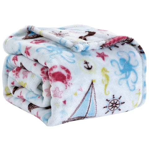 Ultra Soft Novelty Fun Micro Plush Throw Blanket –  50" x 60" Cozy Lightweight Blanket – Warm, Durable, All-Season Comfort, Machine Washable