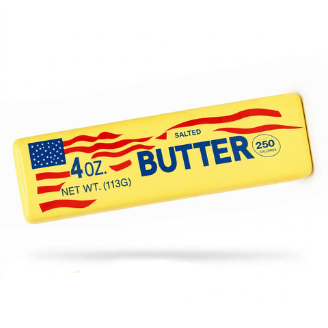 Patriotic Butter Stick Slow-Rise Squishy Toy, Soft PU Foam Sensory Fidget | Themed Squeeze Toy & Novelty Gift