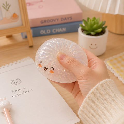 Christmas Dumpling Squishy Toy – Soft Slow-Rising Holiday Sensory Fidget, Cute Portable Squeeze Toy for Desk, Travel, Stocking Stuffers, Secret Santa Gifts & Party Favors, Ages 3+