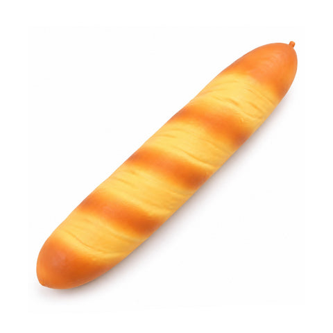 Giant Baguette Squishy Fidget Toy, Soft Bakery-Inspired Sensory Toy | Oversized French Bread Novelty &amp; Gift