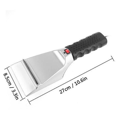 Heated Ice Scraper for Car Windshields – 12V Plug-In Winter Tool, 1-Pack or 2-Pack