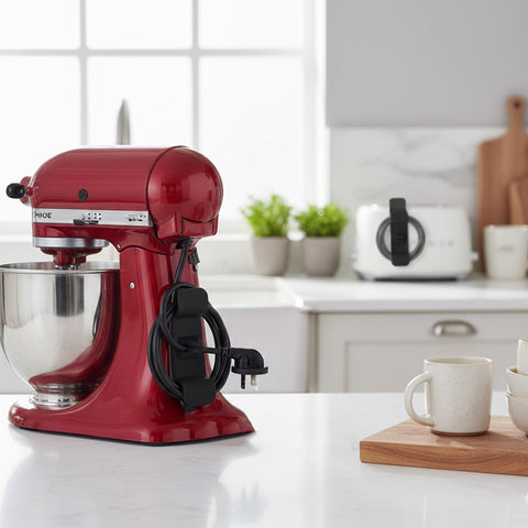 18-Piece: Cord Wrap Holder Organizer for Appliances, Cable, for Mixer, Blender, Coffee Maker, Pressure Cooker and Air Fryer