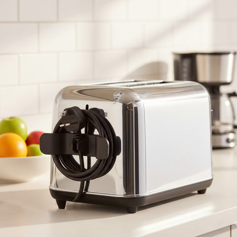 18-Piece: Cord Wrap Holder Organizer for Appliances, Cable, for Mixer, Blender, Coffee Maker, Pressure Cooker and Air Fryer