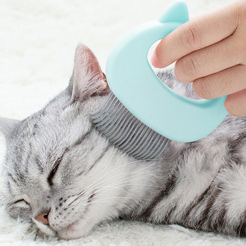 2-Pack or 4-Pack Pet Hair Removal & Massaging Comb Brush – Gentle Grooming & Shedding Tool for Dogs & Cats