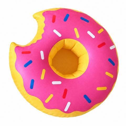 Inflatable Pool Drink Holders, 3-Pack – Donut Cup Floats