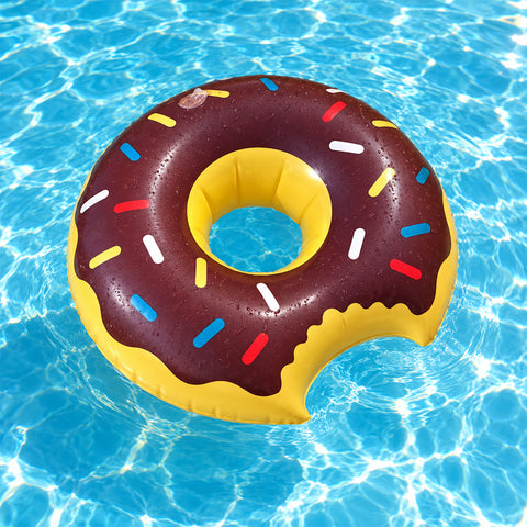 Inflatable Pool Drink Holders, 3-Pack – Donut Cup Floats