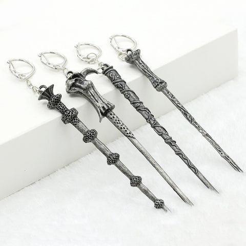 Magic Wand Keychain – Fantasy-Inspired Wand Keyring for Fans & Collectors (Detailed Mini Wand Design)