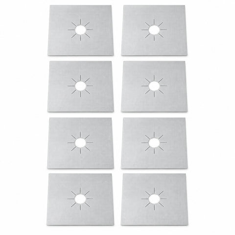 Reusable Gas Stove Burner Covers – Trim-to-Fit Nonstick Liners, 4, 8 or 12 Pack