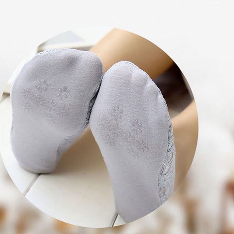 No-Show Lace Footies, 5-Pack – Low-Cut Liner Socks for Flats
