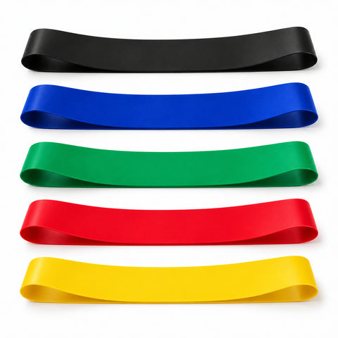 Mini Resistance Bands, 5-Pack – Color-Coded Exercise Loops for Home Workouts