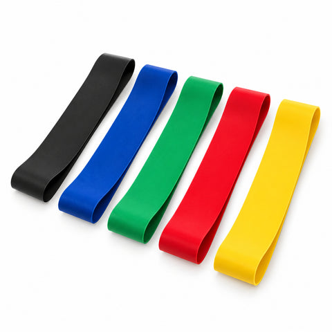Mini Resistance Bands, 5-Pack – Color-Coded Exercise Loops for Home Workouts