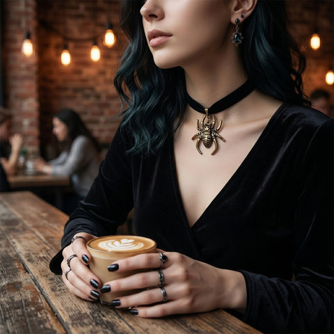 9-Pack Women’s Choker Necklace Set – Classic, Velvet, Lace & Pendant Styles with Adjustable Fit for Everyday & Special Occasions
