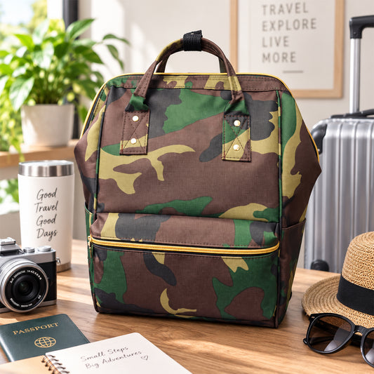 Diaper Bag Backpack – Insulated Bottle Pockets and Organized Travel Storage