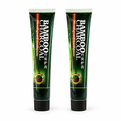 Activated Charcoal Toothpaste – Mint-Flavored Oral Care, 1-Pack or 2-Pack
