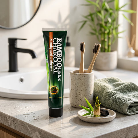 Activated Charcoal Toothpaste – Mint-Flavored Oral Care, 1-Pack or 2-Pack