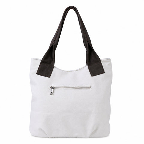 Women's Patchwork Striped Canvas Hobo Shoulder Bag Multi-Color Casual Canvas Tote Messenger Handbag