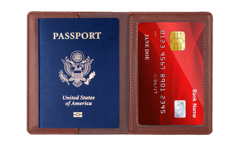 CDC Vaccination Card Holder and RFID Passport Organizer Holder