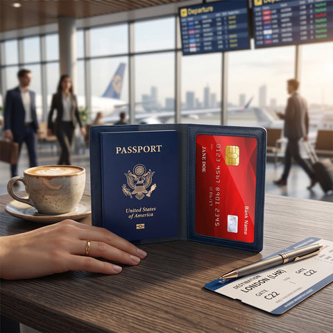 Credit Card Holder and RFID Passport Organizer