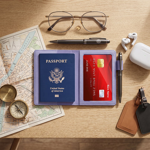 Credit Card Holder and RFID Passport Organizer