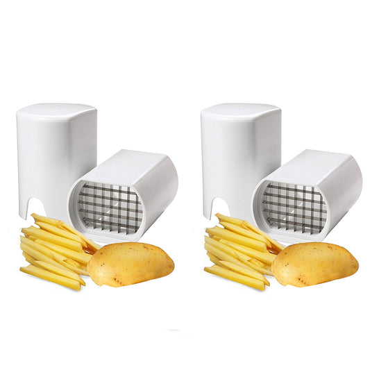 French Fry and Vegetable Cutter – Compact Potato Dicer, 1-Pack or 2-Pack