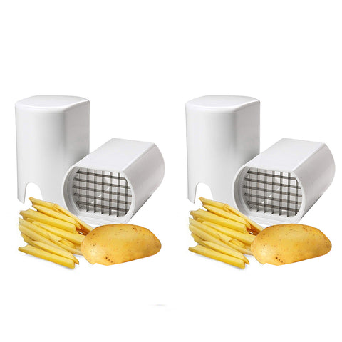 French Fry and Vegetable Cutter – Compact Potato Dicer, 1-Pack or 2-Pack
