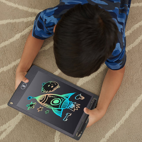 2-Pack: 8.5 inch LCD Writing Doodle Colorful Drawing Games Activity Learning Educational Tablet for Kids Children