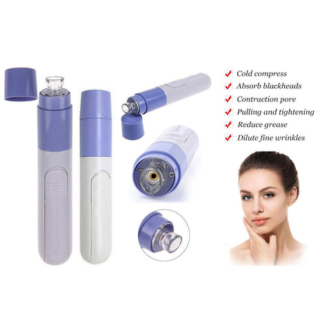 Facial Pore Cleanser – Battery-Operated Suction Skin-Care Tool, 1-Pack or 2-Pack