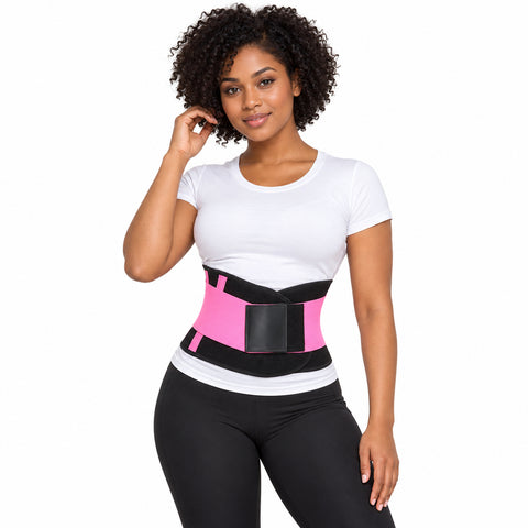 Women's Adjustable Waist Shaping Belt – Plush Wrap with Hook-and-Loop Closure