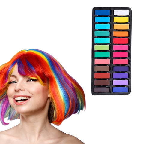 Hair Chalk with 24 Assorted Colors
