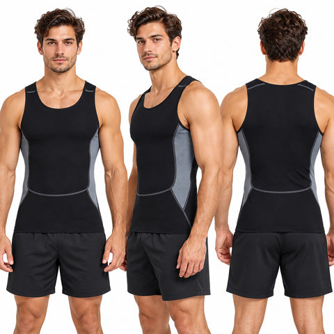 Men's Quick-Dry Sleeveless Workout Shirt – Lightweight Walking and Exercise Top