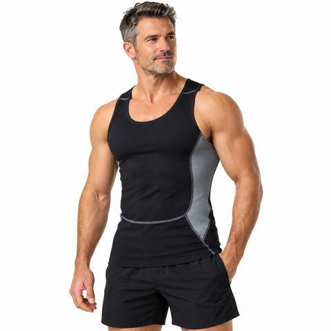 Men's Quick-Dry Sleeveless Workout Shirt – Lightweight Walking and Exercise Top