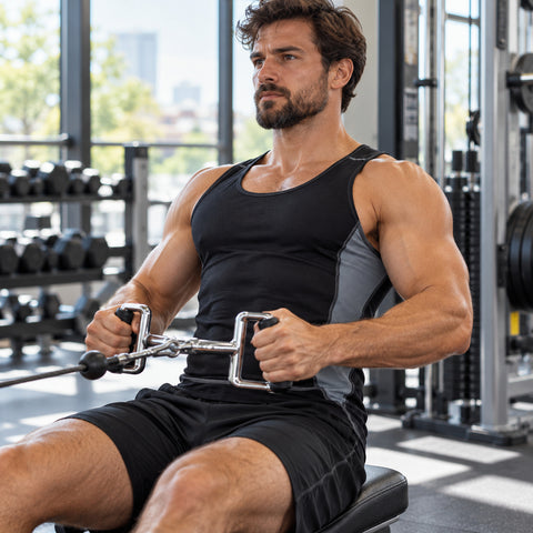 Men's Quick-Dry Sleeveless Workout Shirt – Lightweight Walking and Exercise Top