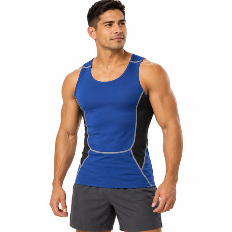 Men's Quick-Dry Sleeveless Workout Shirt – Lightweight Walking and Exercise Top