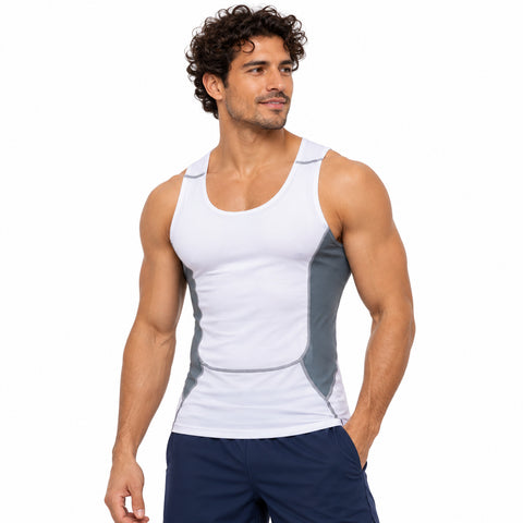 Men's Quick-Dry Sleeveless Workout Shirt – Lightweight Walking and Exercise Top
